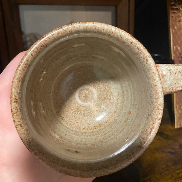 Rustic Ceramic Mug with Embossed Design - Picture 4 of 7